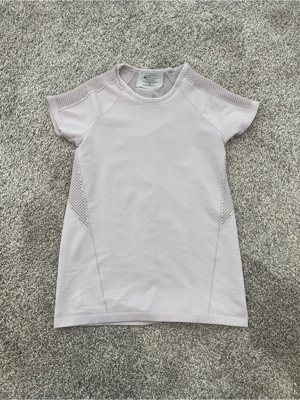 Athleta Short Sleeve Mesh Panel Tee
